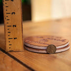 Funny Leather Coasters