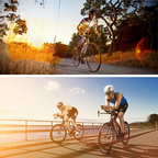 Sunglasses with UV protection for outdoor cyclists