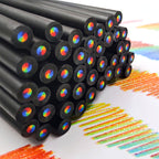Fun Rainbow Gradient Colored Pencil