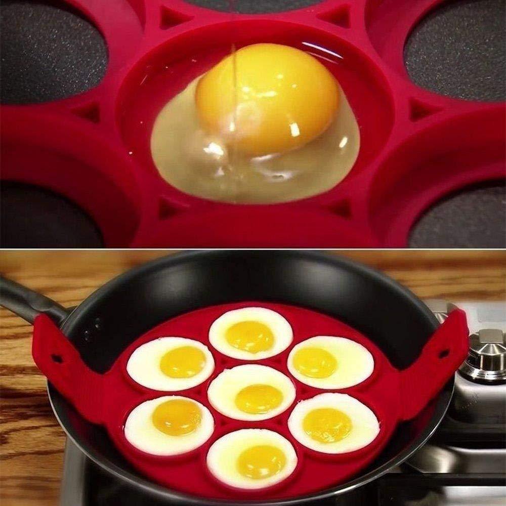 Non-stick silicone pancake mold ring