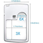LED Card Type Magnifying Glass for Reading