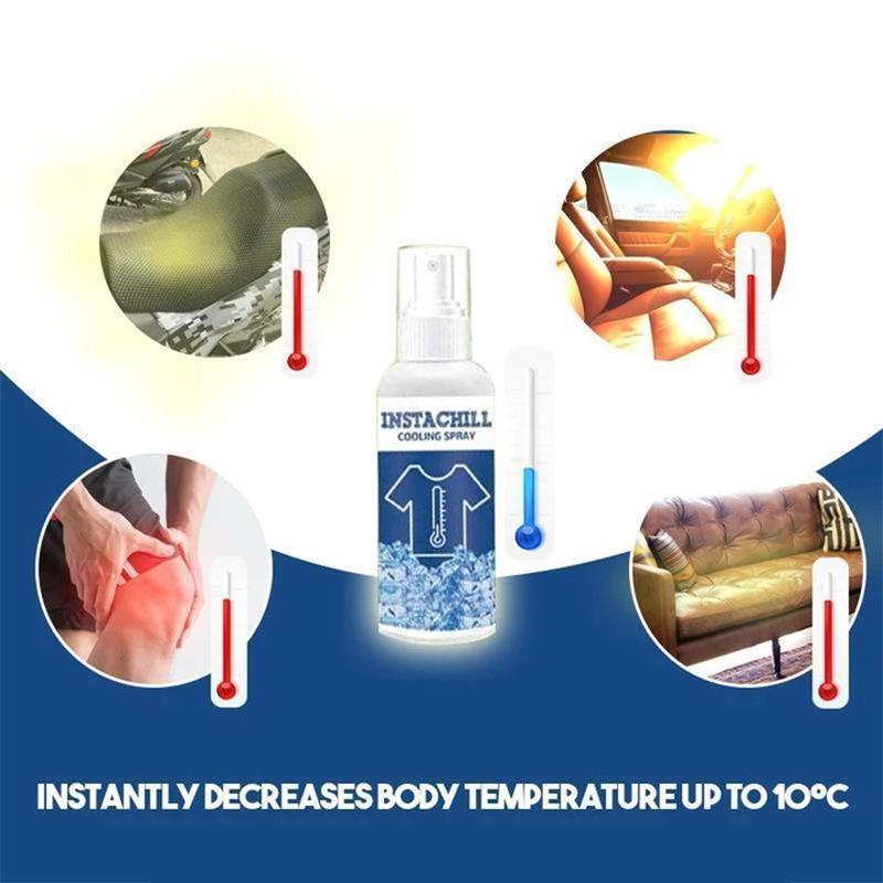 Instant cooling spray