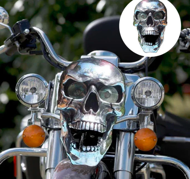 LED Motorcycle Skull Light