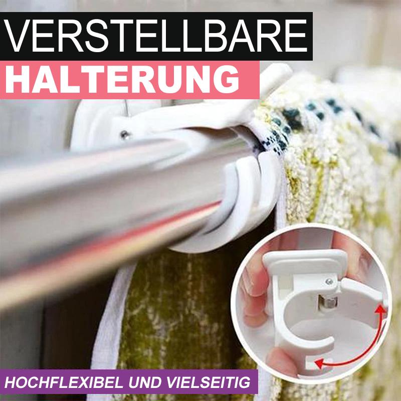 Nail-free adjustable rod holders (2 pieces)