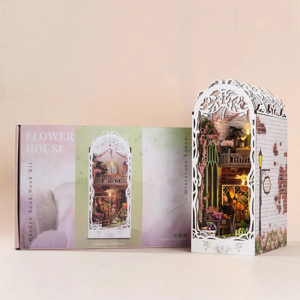 Flower House DIY Book Nook Kit