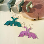 Acrylic Small Dinosaur Earrings