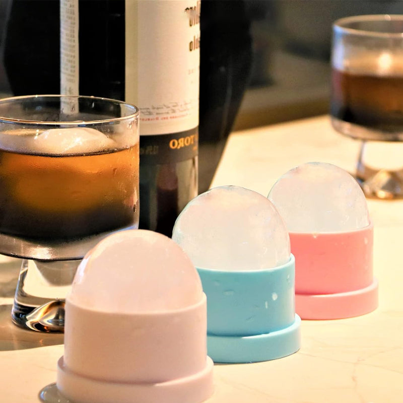 Silicone Stackable Circular Ice Hockey Ball Maker Mold