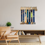 Metal Letter Hooks - "She believed she could, so she did"