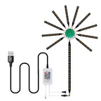 LED lights from fireworks