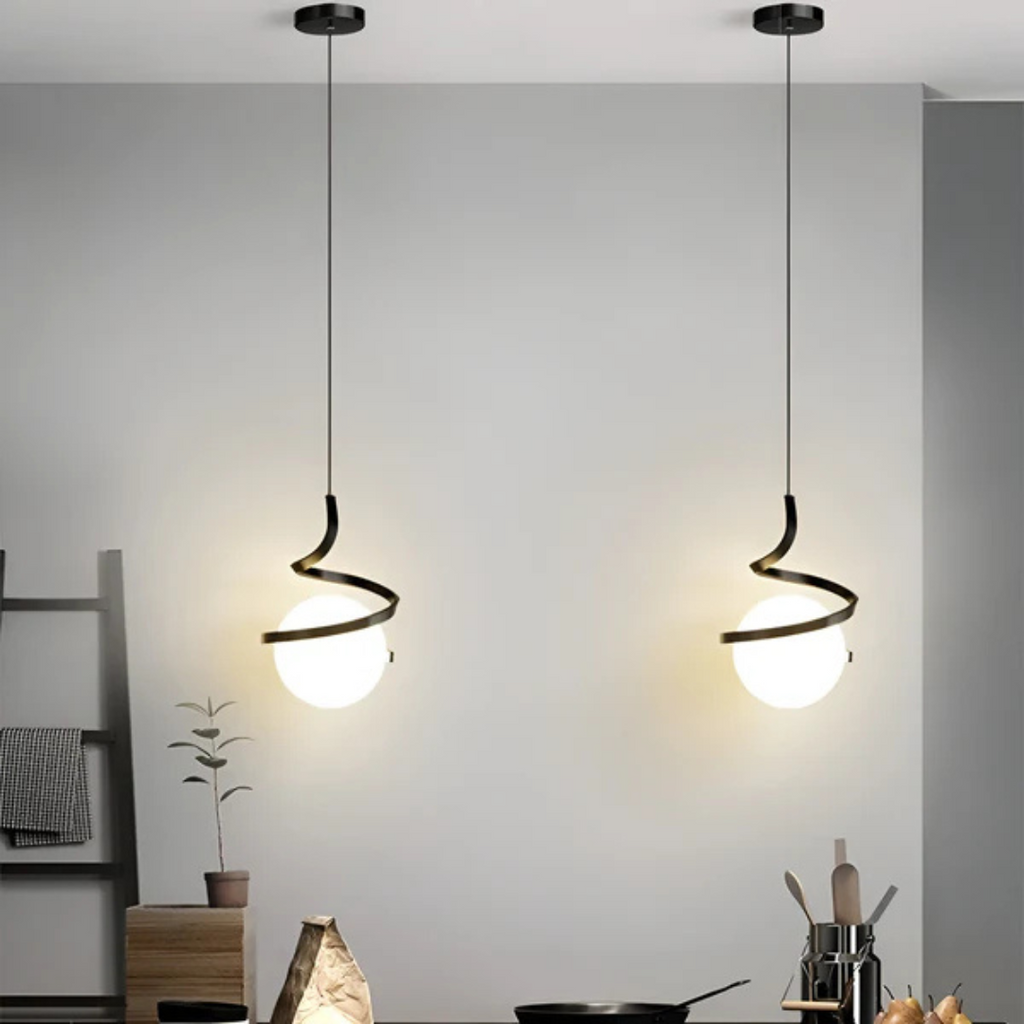 Scandinavian LED Pendant Light for Living Room, Bedroom, or Dining Area