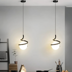 Scandinavian LED Pendant Light for Living Room, Bedroom, or Dining Area