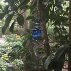 Spiral Crystal Ball Pendant
