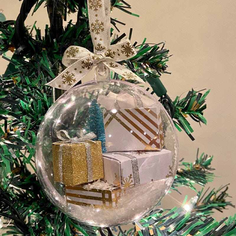 Christmas ornament transparent ball
