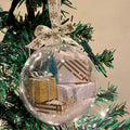 Christmas ornament transparent ball