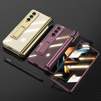 Samsung foldable phone case with integrated film