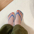 Socks with nail print