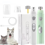 Rechargeable Electric Dog Nail Grinder with Polisher Wheel for Small and Large Pets