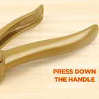 Wood processing serrated edge pliers