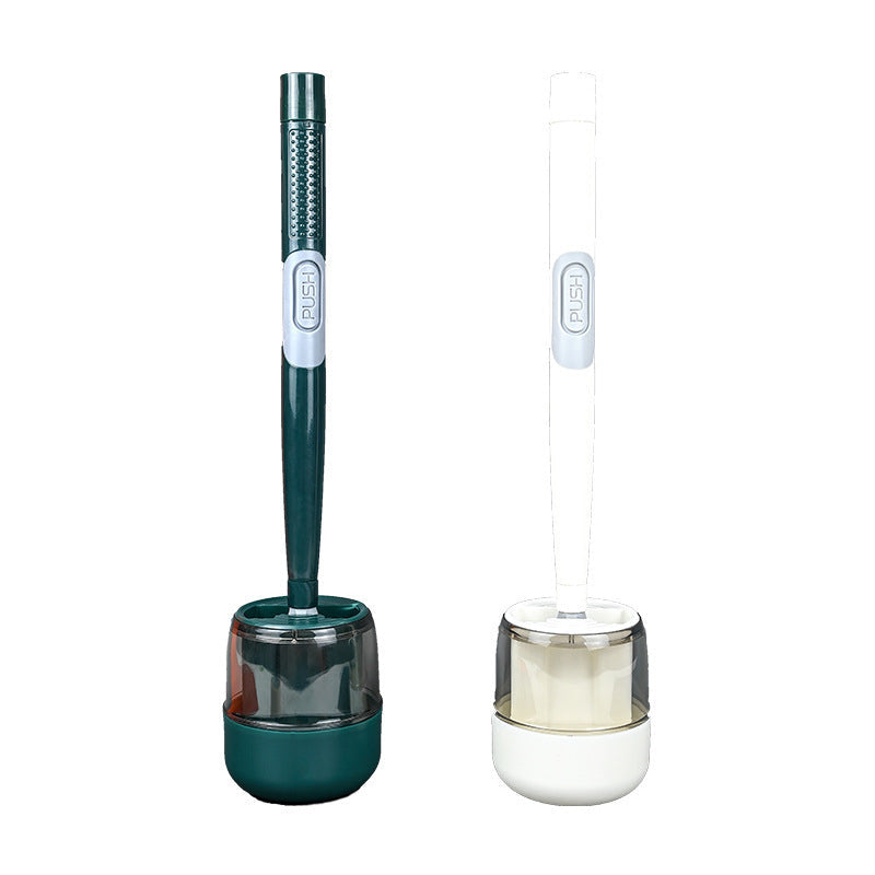 Hydraulic long handle toilet brush