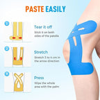 Knee meniscus protection belt (4 pieces)