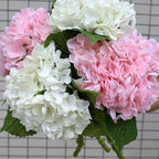 Artificial Hydrangea Flowers Outdoors