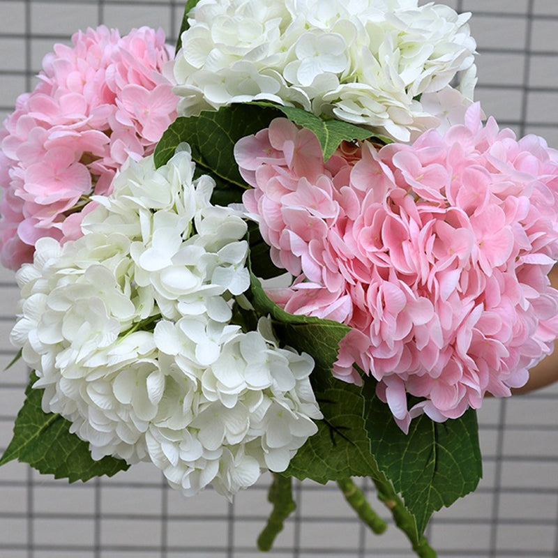Artificial Hydrangea Flowers Outdoors