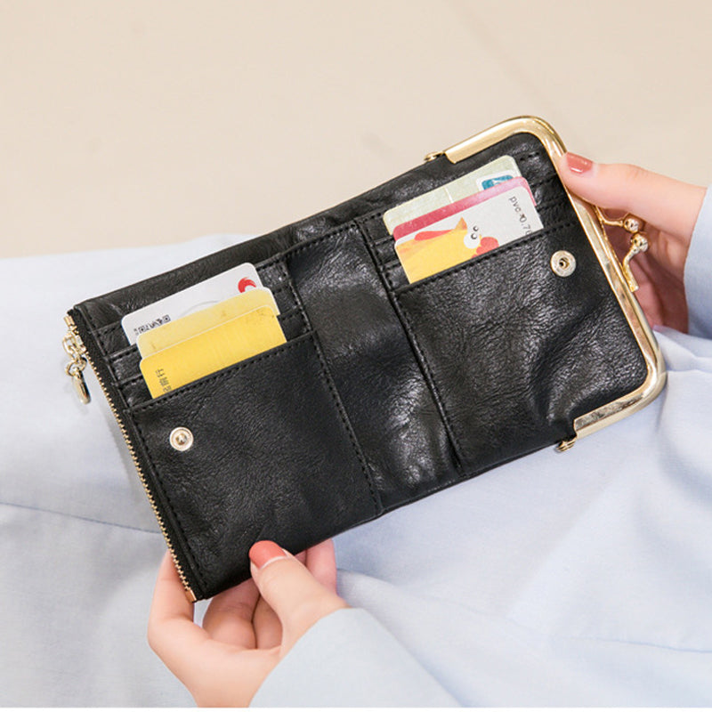 Mini Fashion Women's Square Short Wallet