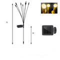 LED Solar Garden Light with Flexible Light Balls – Waterproof Decorative Light for Beds and Paths