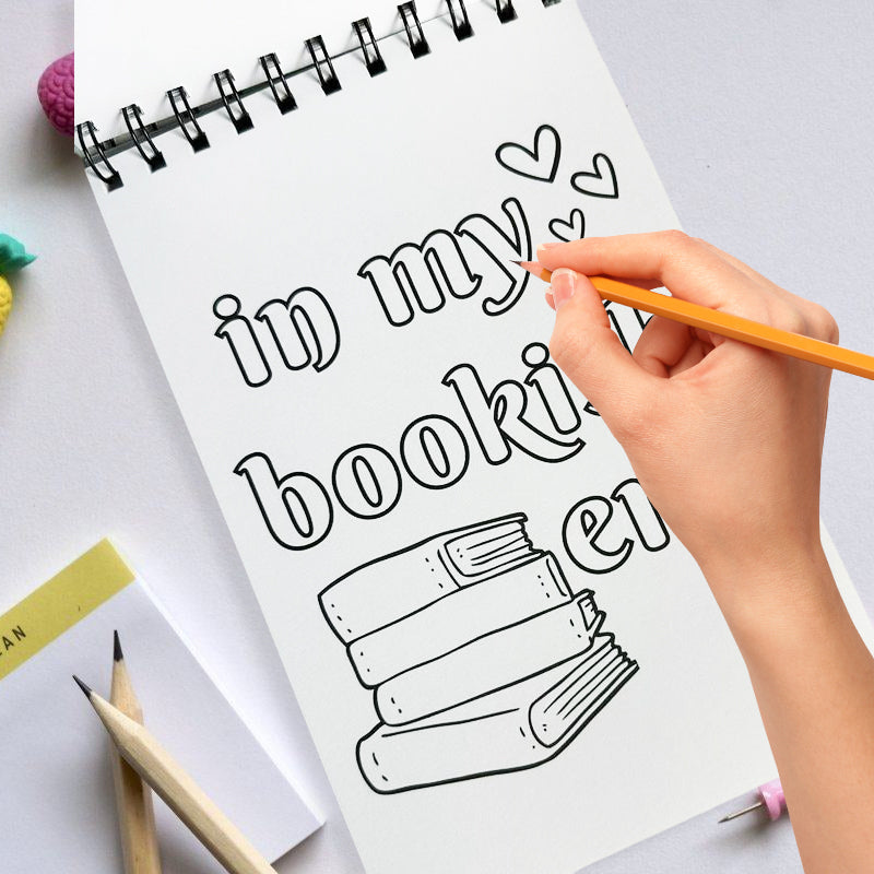 Booklover Coloring Book
