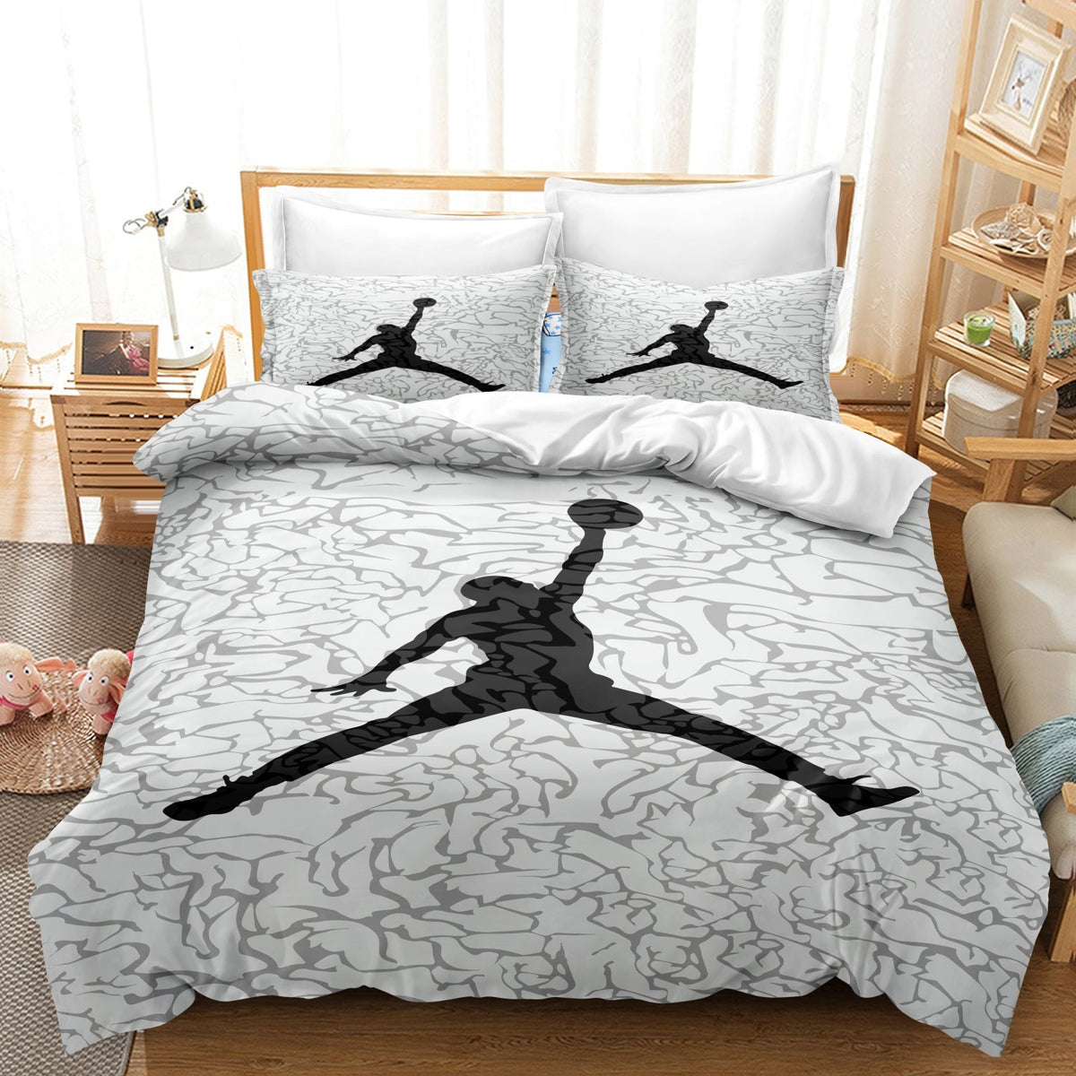 Basketball Duvet Cover Set with Soft Fabric and Pillowcase Options