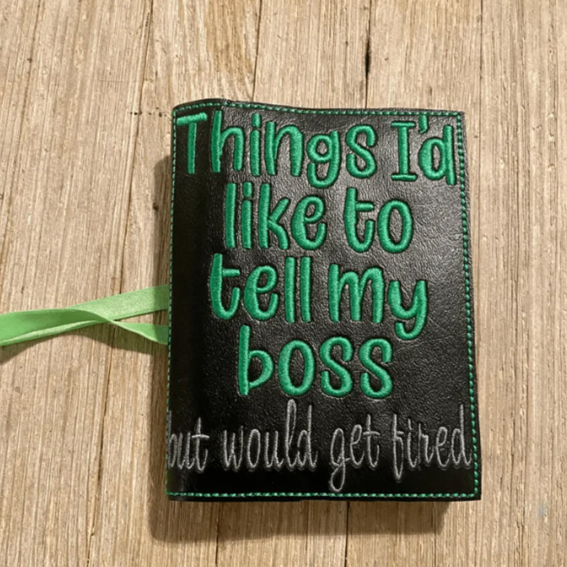 Humorous notebook cover