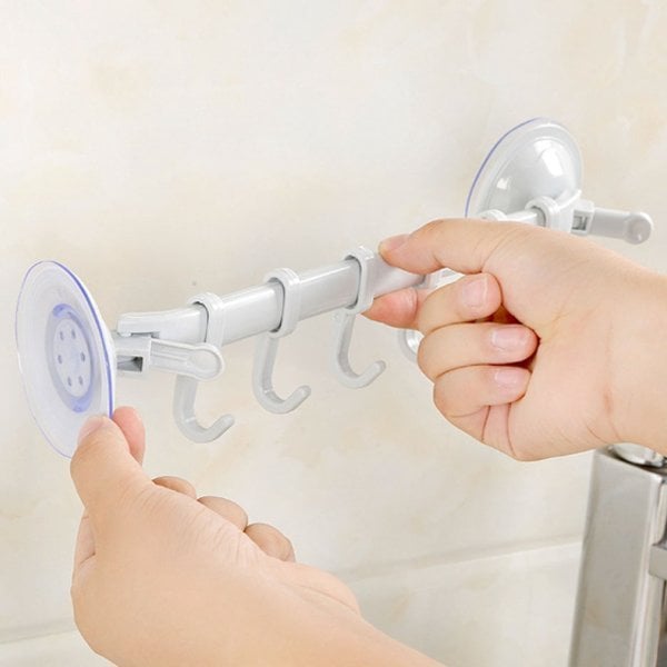 Adjustable Suction Shower & Kitchen Storage Hook