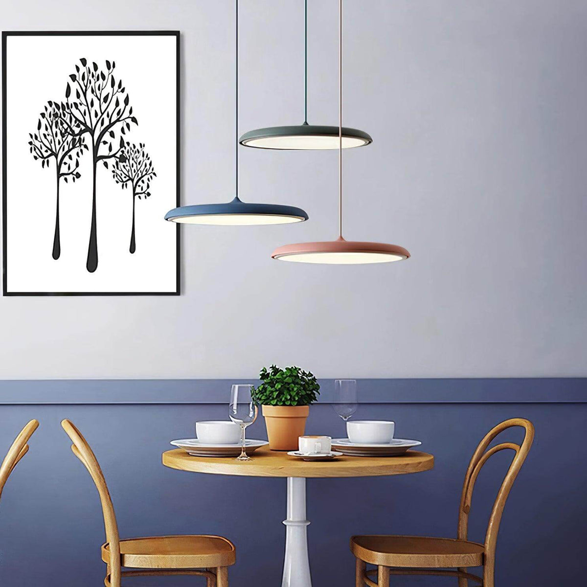 Hanging Lamp with a Simple Form for Modern Interiors