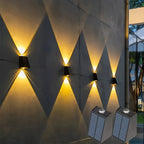 Modern LED outdoor wall light with up & down light – Waterproof wall lamp for house facade and entrance area