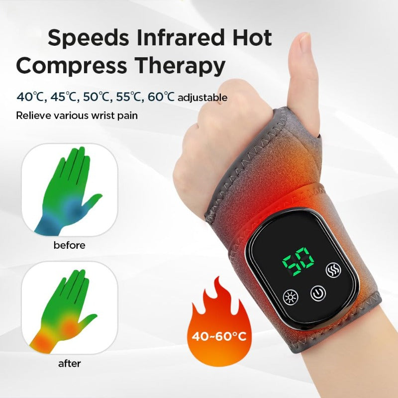 Heated Vibration Wrist Massager