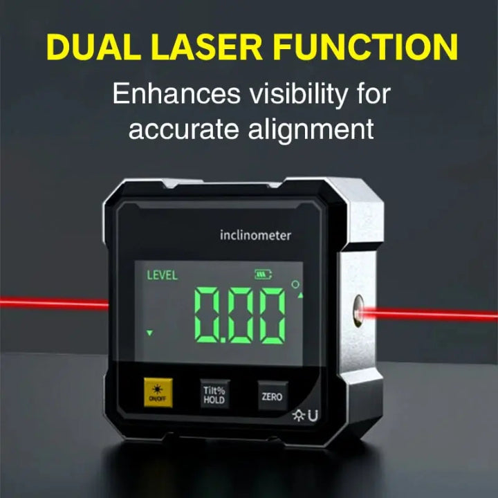 Precision Angle Meter AnglePro – Magnetic Digital Laser Level