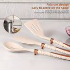 Cooking - Kitchen joy with the elegant silicone kitchen utensil set
