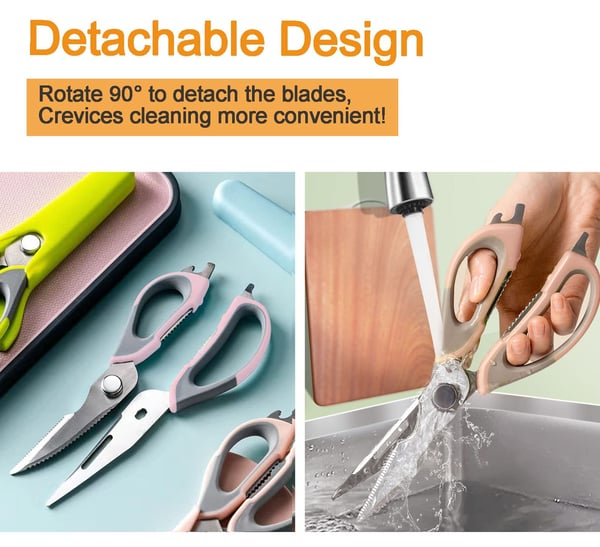 ChefSecret – 5-in-1 multifunctional kitchen scissors for easy cutting