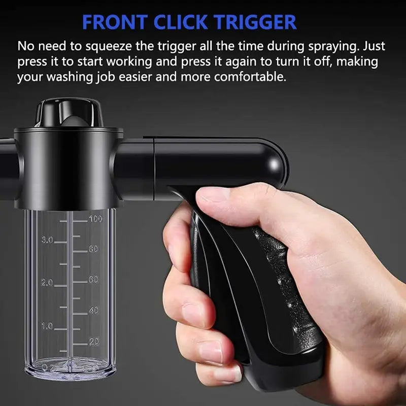 Multifunctional Car Wash Gun – Spray Gun with Microfiber Attachment for Thorough Cleaning
