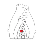 CozyBears Wooden Family Puzzle