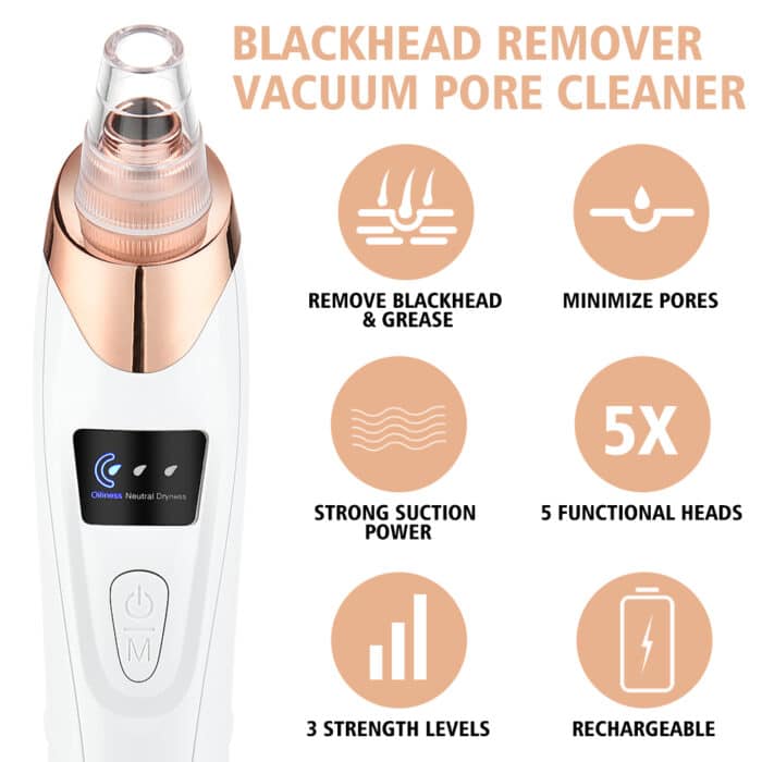 Nano Electrical Vacuum Blackhead Remover — Unleash your radiant clear skin without pain or stress
