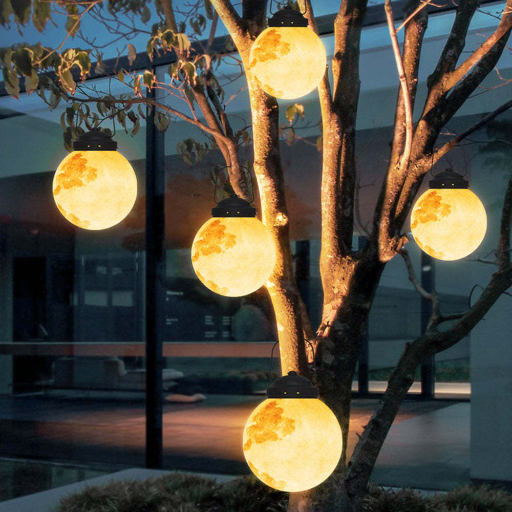 Modern LED Outdoor Lamp made of Metal and Resin – Solar-Powered Outdoor Light
