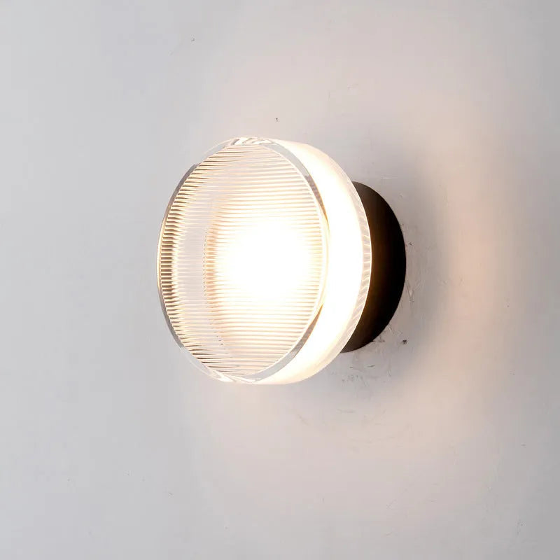 Metal Wall Lamp Small Modern Bowl-shaped Design