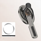 Multi-Functional Magnetic Metal Rotating Phone Stand & Ring Holder