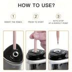 Automatic USB Pencil Sharpener – Compact & Fast