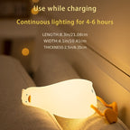 Sleeping Duck Lamp - Rechargeable Dimmable Silicone Night Light
