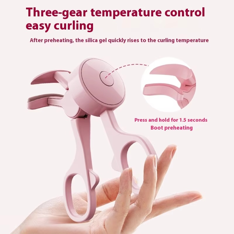 Portable Electric Eyelash Curler – Long-Lasting Curl and All-Day Styling
