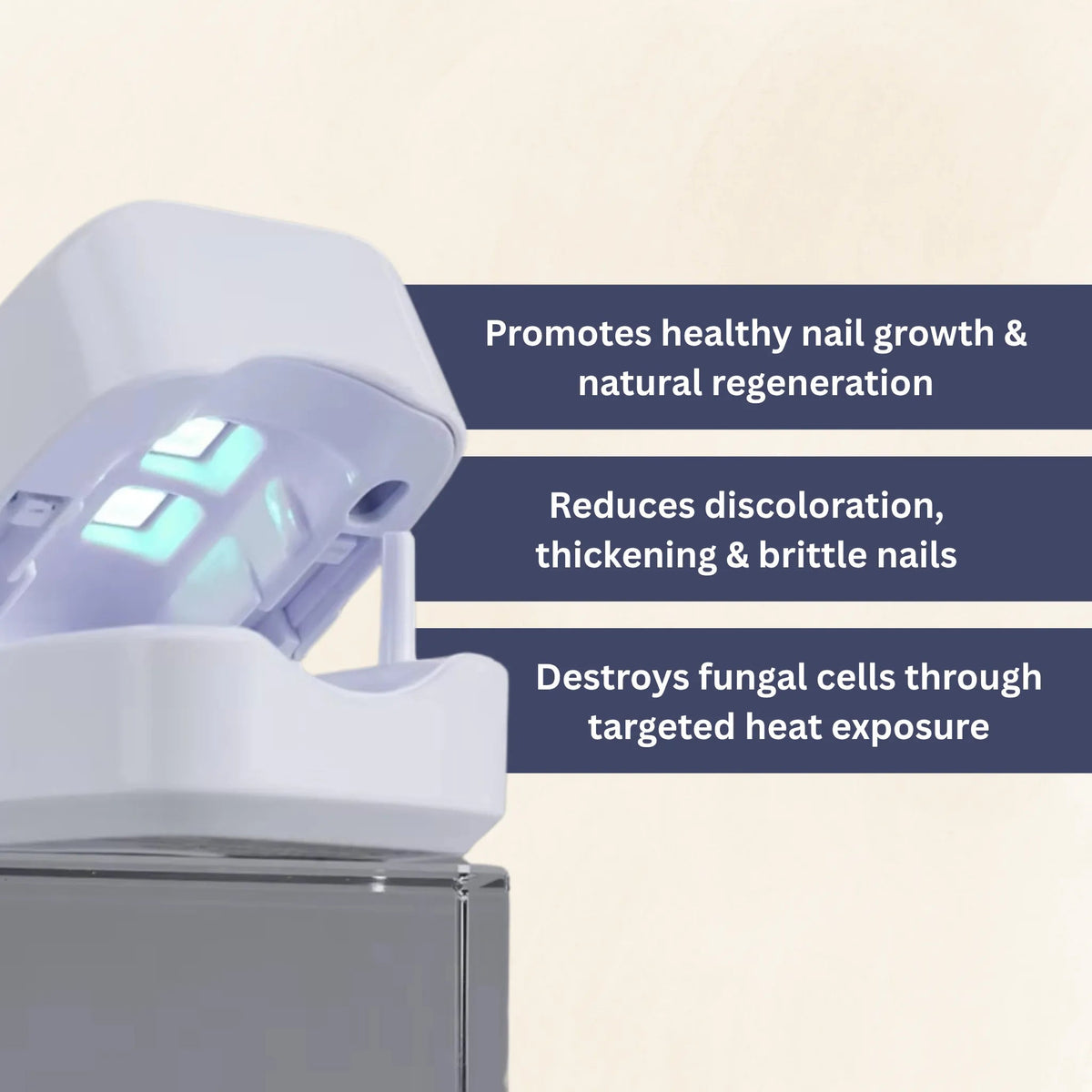 Ultraviolet Light for Nail Fungus Therapy Device | Portable, Easy-to-Use & Effective for Home Treatment
