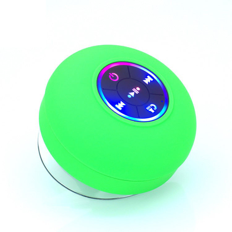 Mini Bluetooth Shower Speaker with LED Light