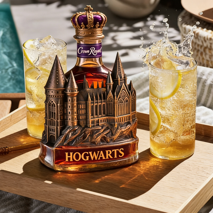 Hogwarts Castle Crown Royal Whiskey Bottle - Unveil A Truly Magical Addition to Your Collection